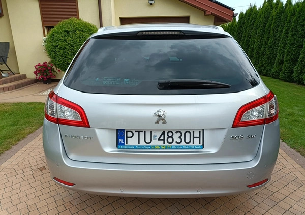 Peugeot 508 cena 38900 przebieg: 151400, rok produkcji 2014 z Turek małe 704